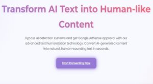 Transform AI Text into Human like Text Content Tool