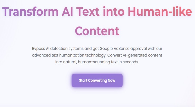 AI Text into Human like Text