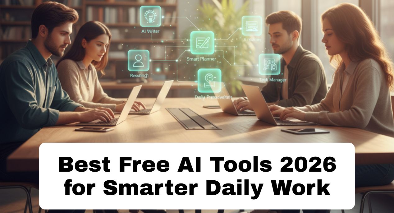 Best Free AI Tools 2026 for Smarter Daily Work